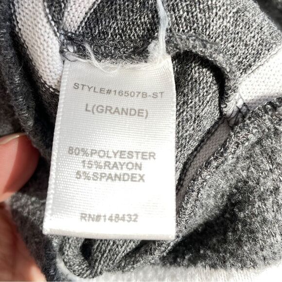 Pink Clover Stitch Fix 1/4 Zip Cathy Zip Pullover Knit Sweater Fleece Top Large - Picture 5 of 6